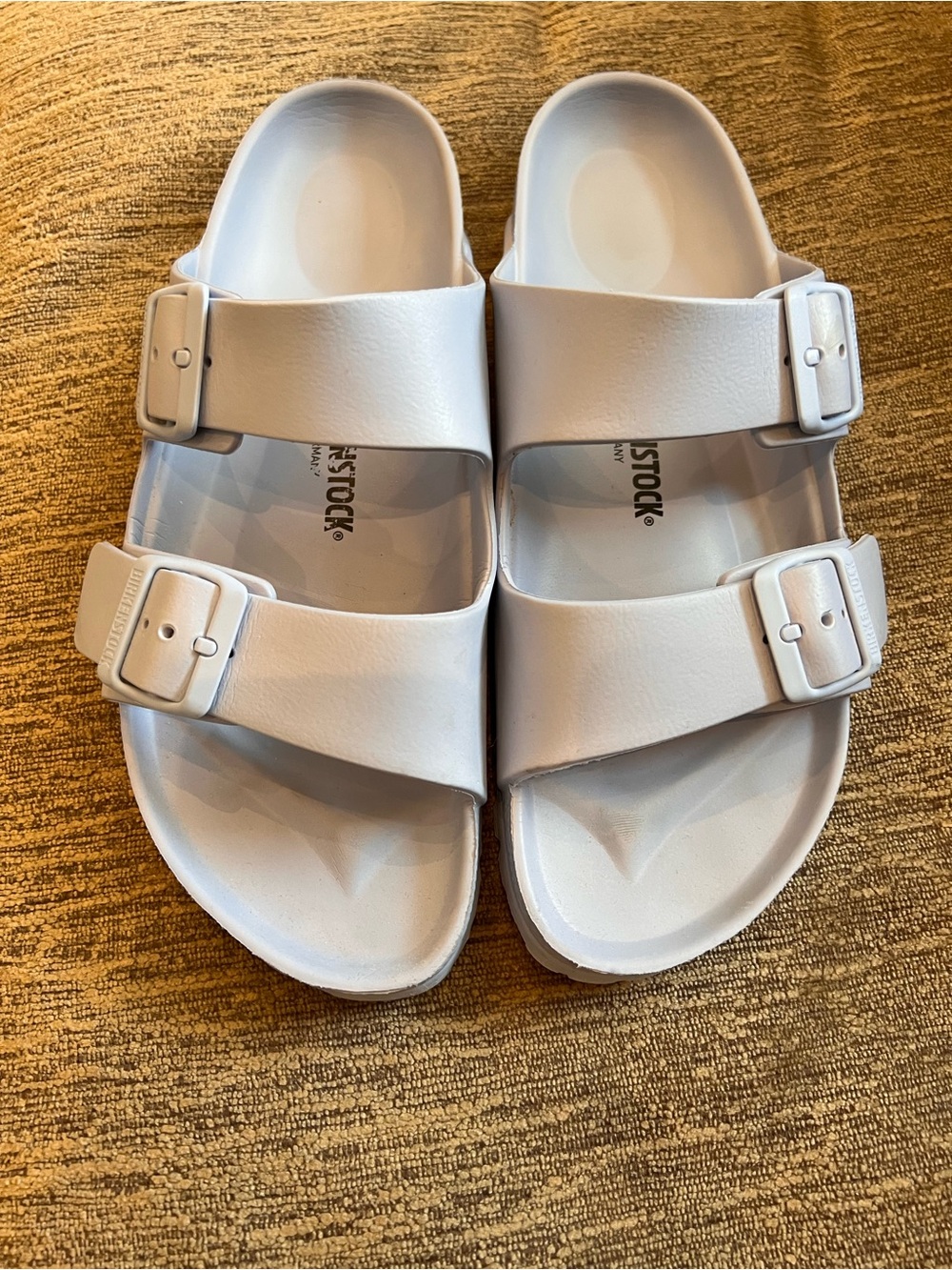 Genuine Birkenstock Arizona Waterproof Baby Blue Sandals Euro Size 41